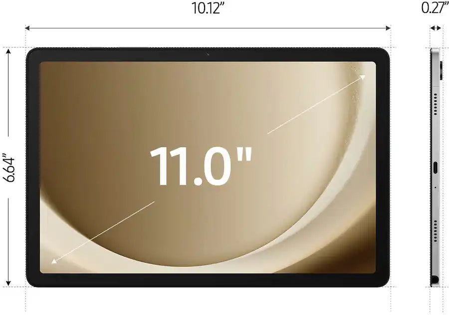 Samsung - Galaxy Tab A9+ 11" Wi-Fi + Cellular