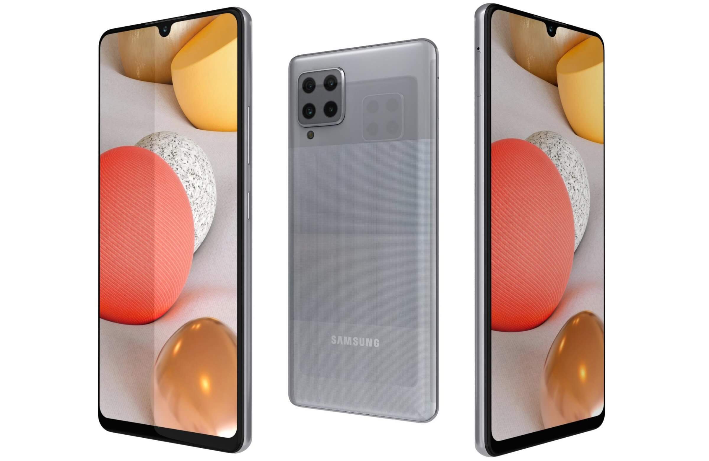 Samsung Galaxy A42 5G Prism Dot Gray front - Cell Sooq